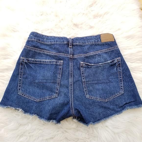 American Eagle Denim Distressed Tomgirl Shorts 4 - Picture 8 of 14